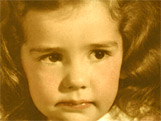 Brown-eyed girl at age 4.